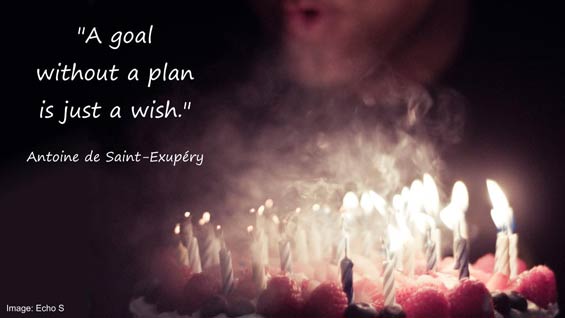 A goal without a plan is just a wish.